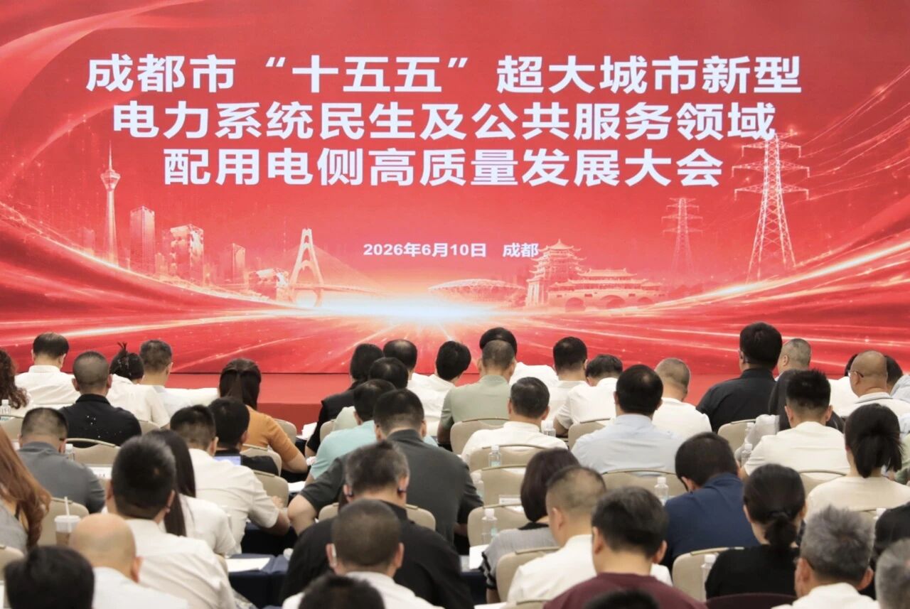 【协会动态】成都电力行业“十五五”超大城市新型电力系统民生及公共服务领域配用电侧高质量发展暨换届大会成功举办
